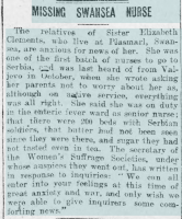 Newspaper report, Cambrian Daily Leader, 18 December 1915