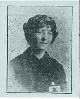 Photograph of Betty Morris in outdoor VAD uniform. Haverfordwest and Milton Haven Telegraph 16th February 1916